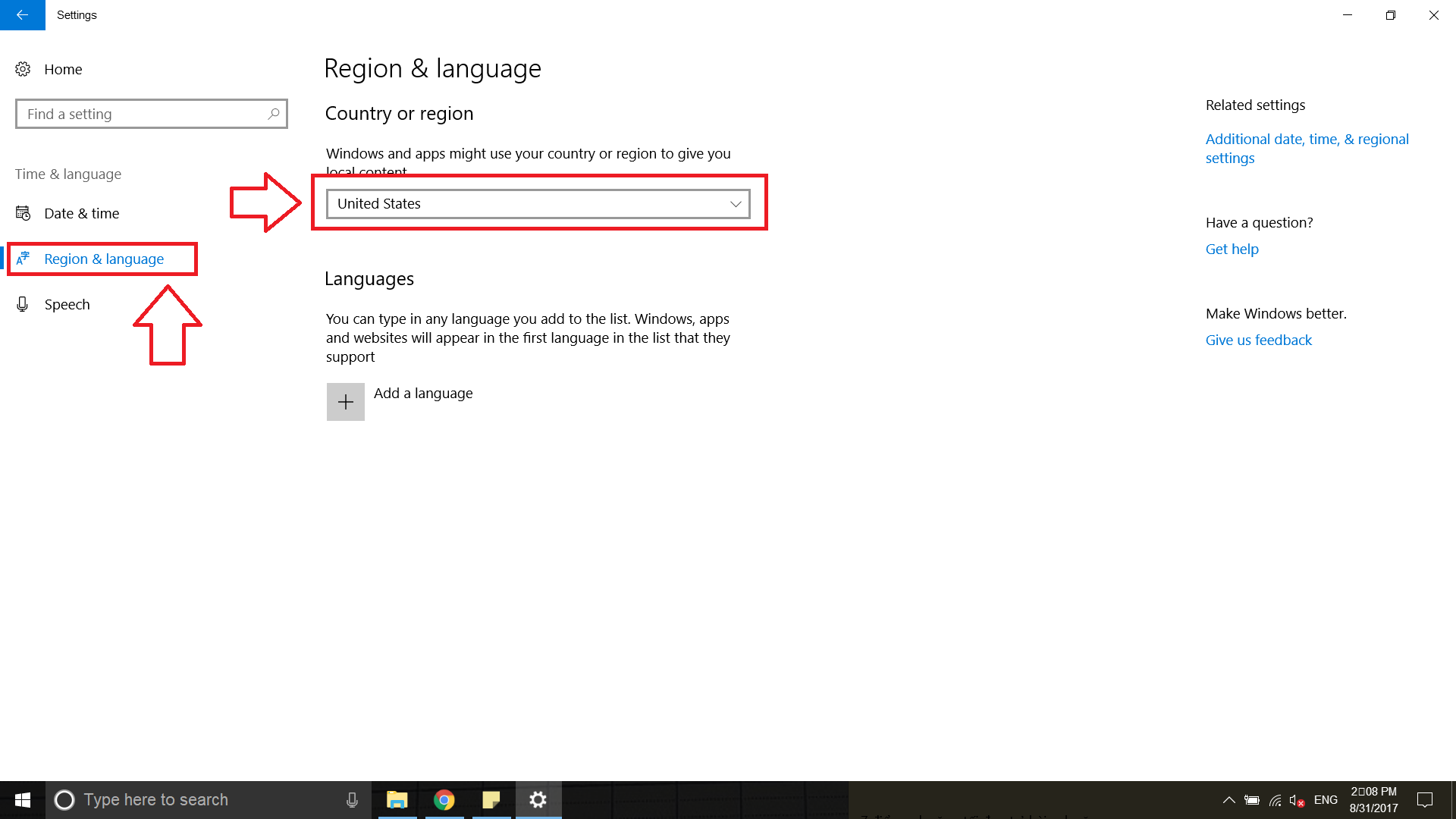 bật cortana trên win 10