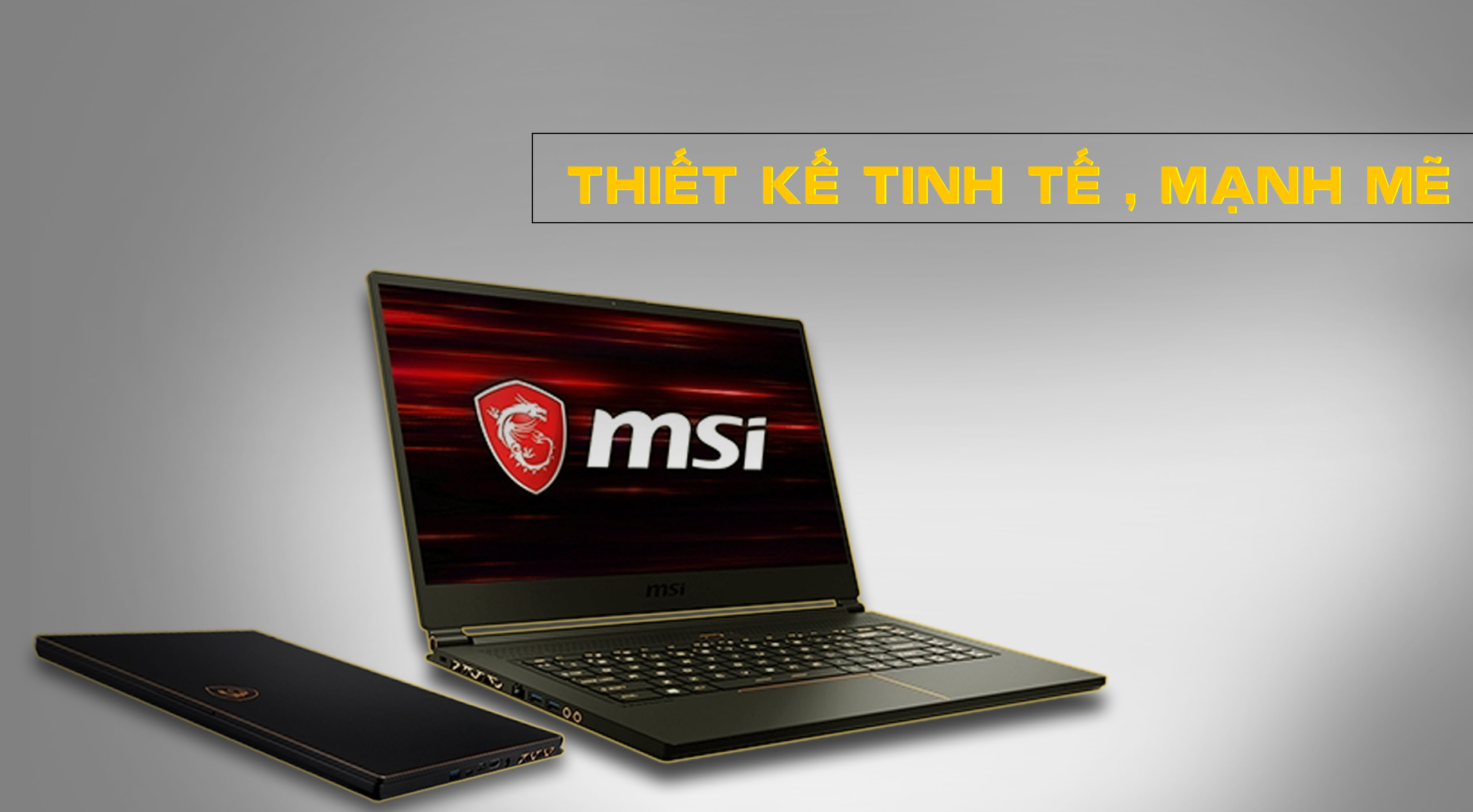 thiết kế MSI GS65 Stealth 9SE-1000VN