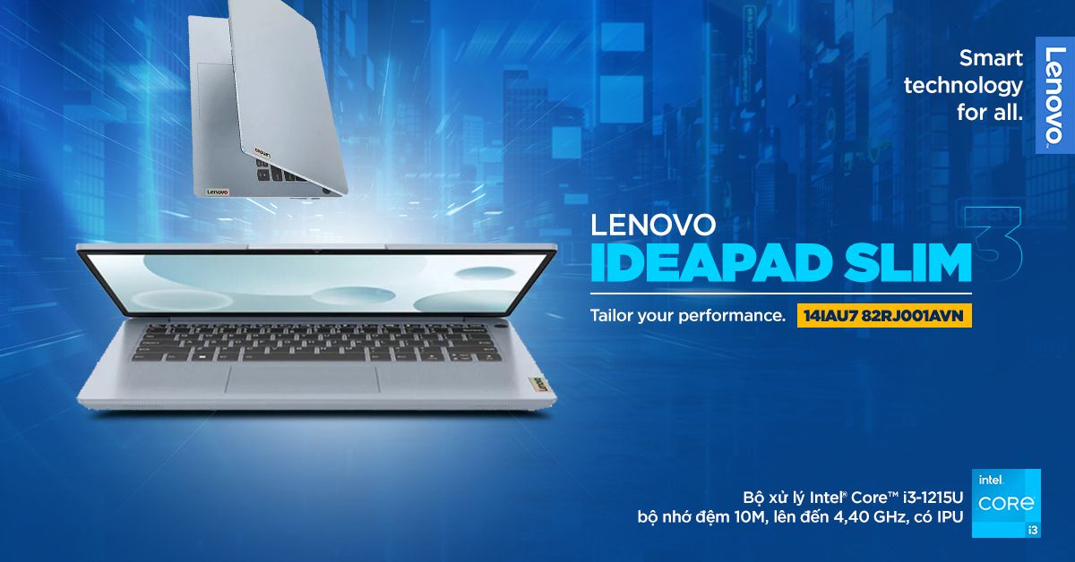 laptop Lenovo IdeaPad Slim 3 14IAU7 82RJ001AVN