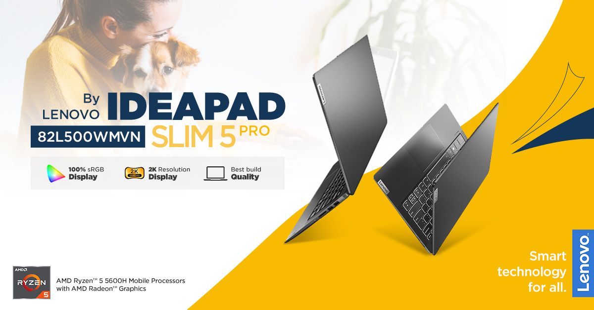 Laptop Lenovo IdeaPad 5 Pro 16ACH6 82L500WMVN