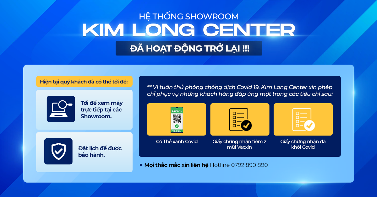 [Thông Báo] Showroom Quận 5 Kim Long Center Đã Trở Lại