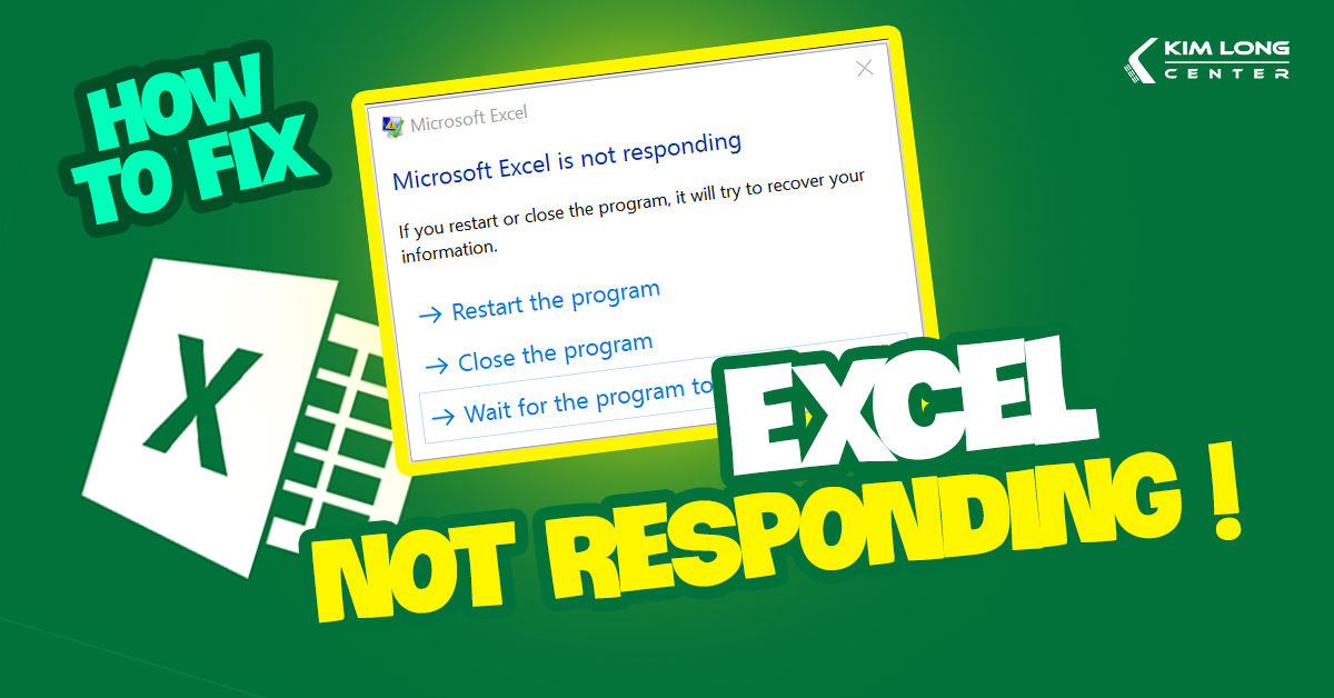 Cách sửa lỗi Excel không phản hồi trên Windows 11